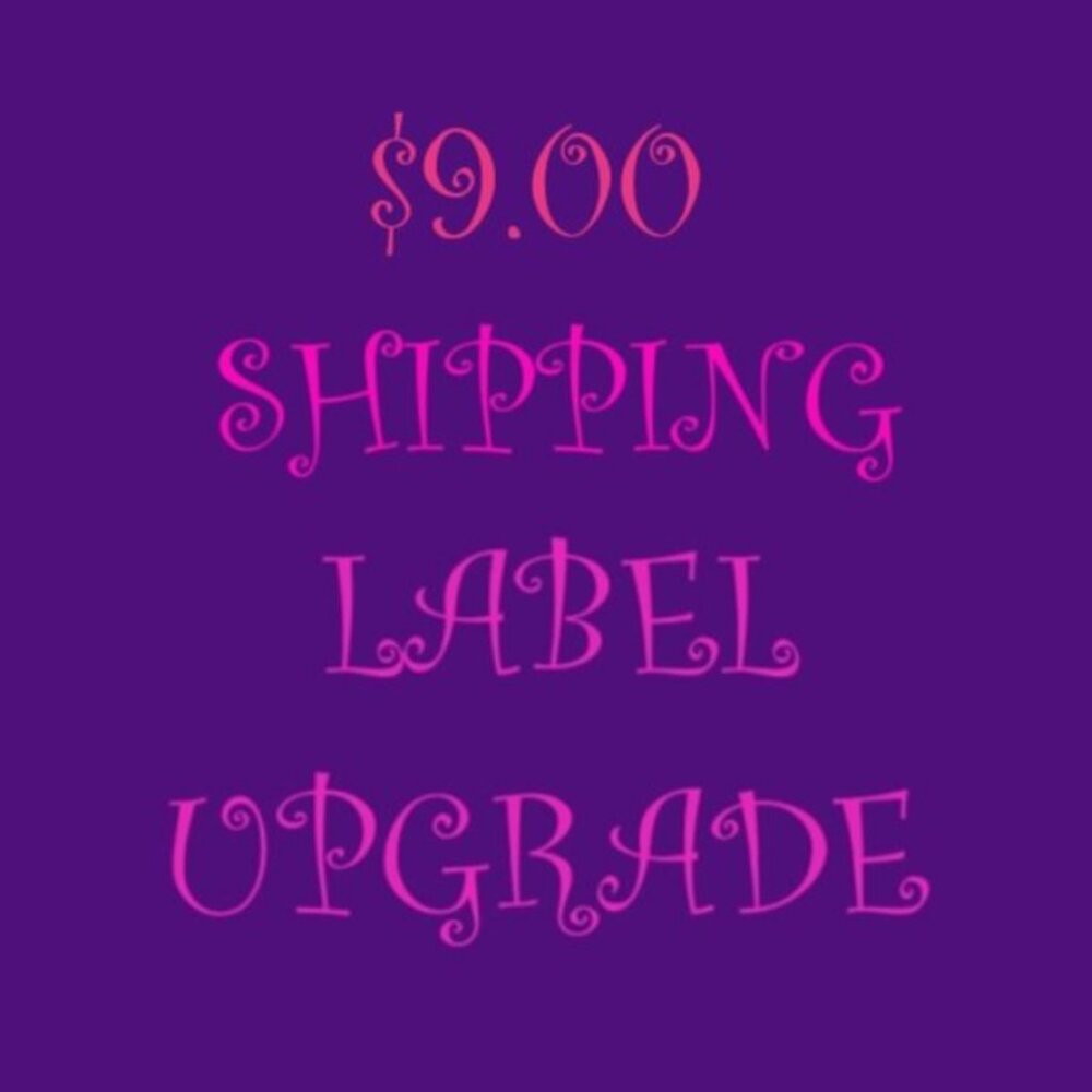 $9 Shipping Label for Orders Over 5lbs
